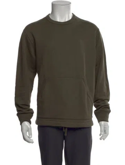 Pre-owned Norse Projects Crew Neck Long Sleeve Sweatshirt In Green