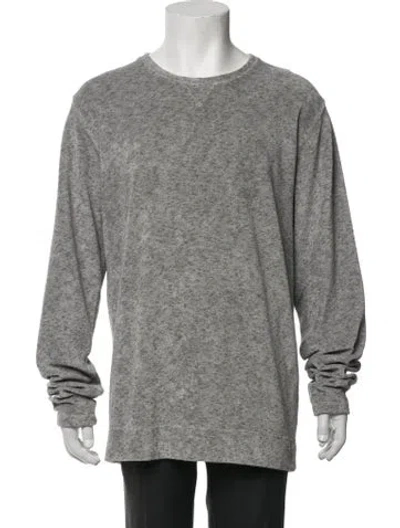 Pre-owned Norse Projects Crew Neck Long Sleeve Sweatshirt In Grey