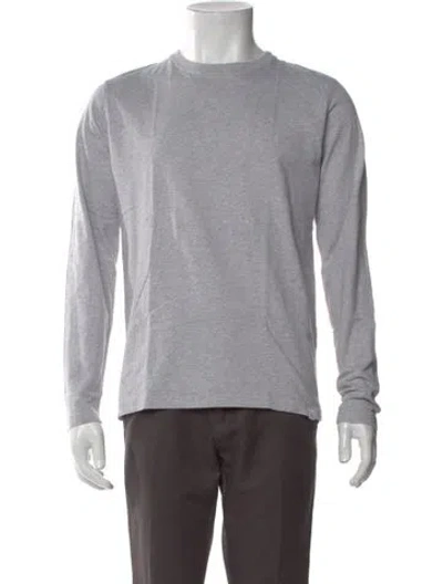 Pre-owned Norse Projects Crew Neck Long Sleeve T-shirt In Gray