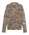 Norse Projects Crew-neck Marl-knit Jumper In Brown