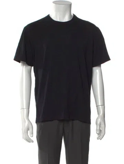 Pre-owned Norse Projects Crew Neck Short Sleeve T-shirt In Blue