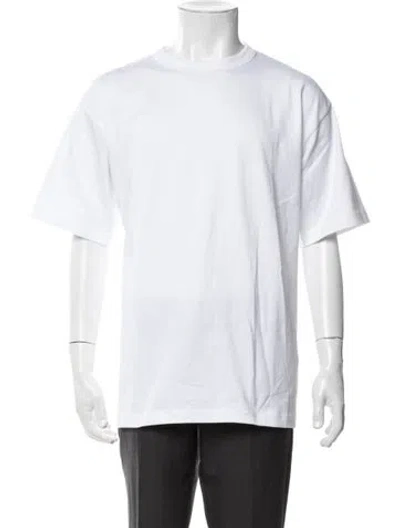 Pre-owned Norse Projects Crew Neck Short Sleeve T-shirt W/ Tags In White