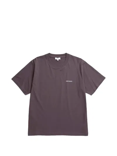 Norse Projects Dyrehaven Logo T-shirt In Gray
