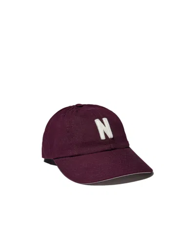 Norse Projects Eight-piece Baseball Cap In Purple