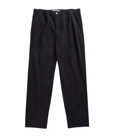Norse Projects Elastic Waist Casual Pants In Black