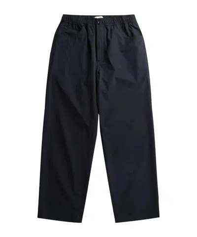 Norse Projects Elastic Waist Casual Pants In Blue