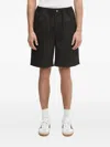Norse Projects Black Ragnar Fine Broken Twill Shorts In Black