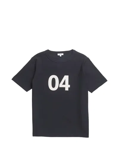 Norse Projects Elmelunde Graphic-print Cotton T-shirt In Black