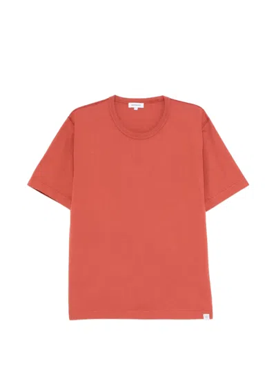 Norse Projects Elmelunde T-shirt In Brown