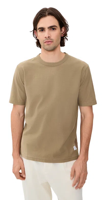 Norse Projects Elmelunde T-shirt Walnut In Green