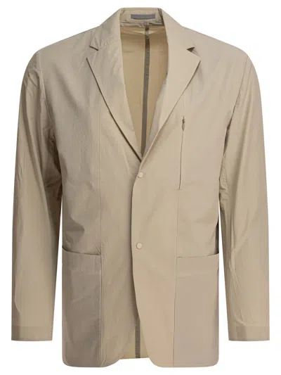 Norse Projects "emil Travel Light" Blazer Jacket In Beige
