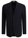 Norse Projects Two-button Patch-pockets Blazer In Black