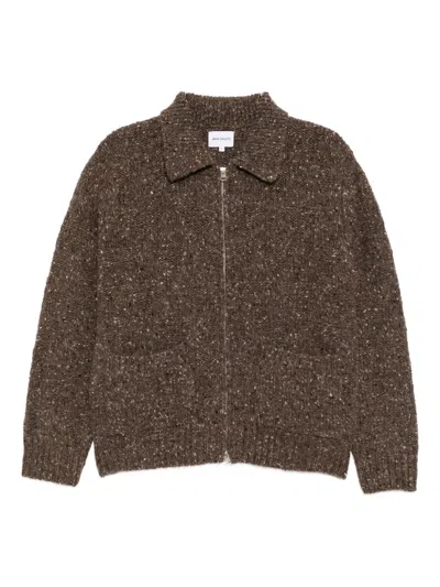 Norse Projects Erik Donegal Diamon Jacket In Brown