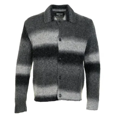 Norse Projects Erik Gradient Alpaca Wool Jacket Charcoal Melange In Gray