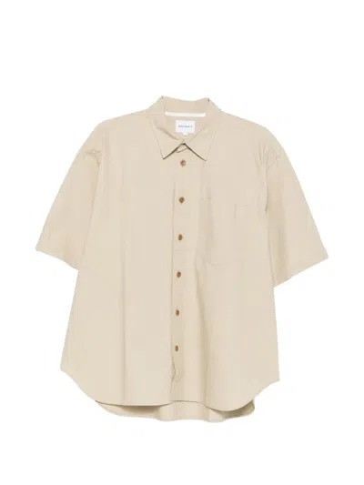 Norse Projects Espevik Short-sleeve Chest-pocket Shirt In Multi