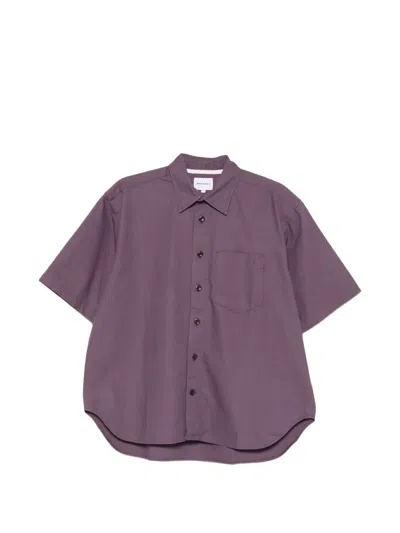Norse Projects Espevik Short-sleeve Chest-pocket Shirt In Multi