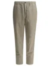 Norse Projects Ezra Relaxed Cotton Linen Trouser Trousers Green In Green