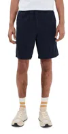 Norse Projects Ezra Relaxed Organic Stretch Twill Shorts 8 Dark Navy In Dark Navy