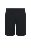 Norse Projects Ezra Relaxed Organic Stretch Twill Shorts In Navy