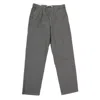 Norse Projects Ezra Relaxed Stretch Twill Trousers Graphite In Gray