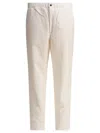 Norse Projects White Ezra Relaxed Cotton Linen Trousers In Neutral