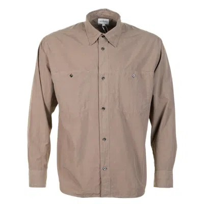 Norse Projects Falster Tencel Oversized Shirt Walnut In Brown