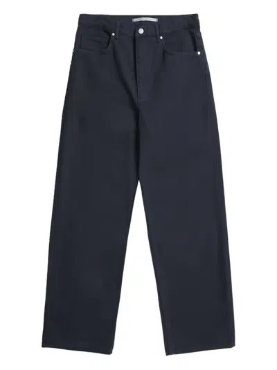 Norse Projects Five-pockets Trousers In Blue