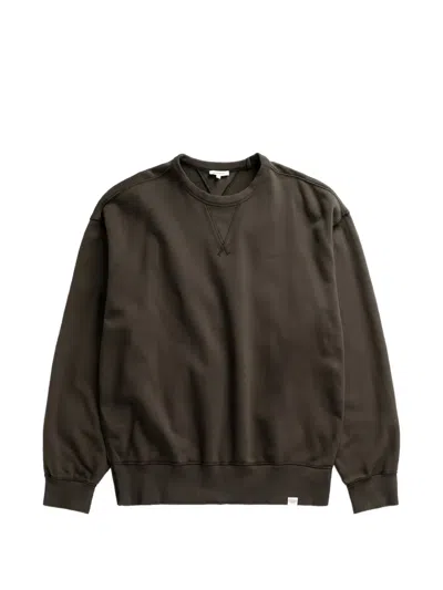 Norse Projects Gilja Brushed Sweatshirt In Brown