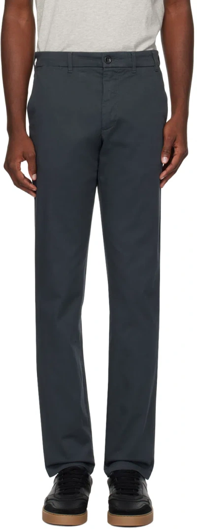 Norse Projects Gray Aros Light Trousers In Slate Grey