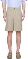Norse Projects Gray Benn Shorts In Clay