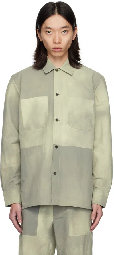 Norse Projects Green Ulrik Shirt In Clay