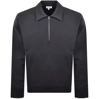 Norse Projects Half Zip Sweatshirt Grey In Gray