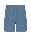 Norse Projects Hauge Recycled Nylon Swimmers Short In Fog Blue