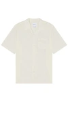 Norse Projects Short Sleeve Carsten Tencel Shirt In White