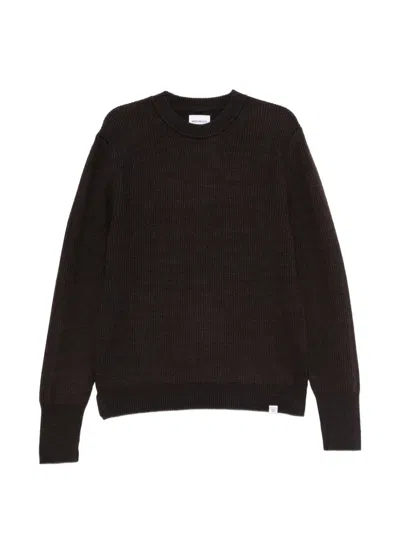 Norse Projects Henning Sweater In Brown