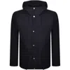 Norse Projects Herluf Tech Poplin Jacket Dark Navy In Blue