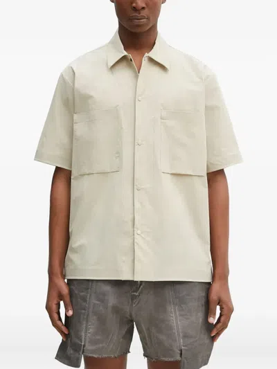 Norse Projects Hermann Double-pocket Short-sleeve Shirt In Neutral