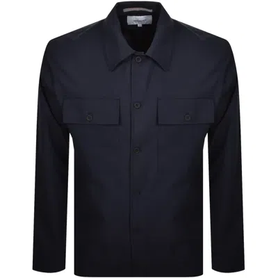 Norse Projects Hjalmer Solotex Overshirt Navy