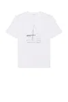 Norse Projects Holger Organic Boat Print T-shirt In White