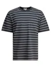 Norse Projects Holger Organic Sailor Stripe Pocket T-shirt T-shirts Grey