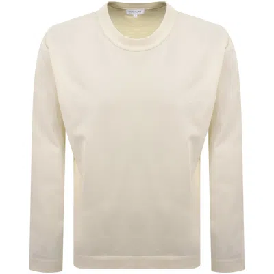 Norse Projects Isefjord Long Sleeve T Shirt Cream In Neutral