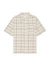 NORSE PROJECTS IVAN RELAXED TEXTURED CHECK SHORT SLEEVE SHIRT