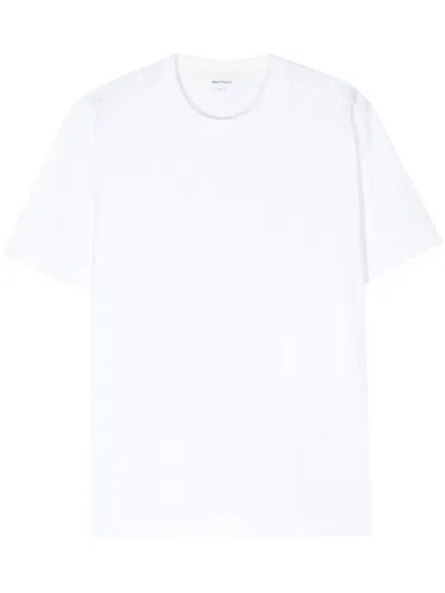 Norse Projects Johannes Logo-embroidered Organic Cotton-jersey T-shirt In White