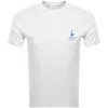 Norse Projects Johannes Lakes Print T Shirt White In White