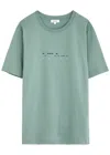 Norse Projects Johannes Printed Cotton T-shirt In Blue
