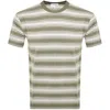 NORSE PROJECTS NORSE PROJECTS JOHANNES SPACE STRIPE T SHIRT GREEN