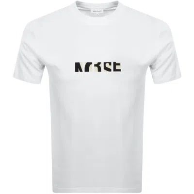 Norse Projects Johannes Zoom Print T Shirt White