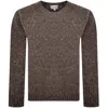 Norse Projects Jonas Donegal Diamond Jumper Brown In Brown