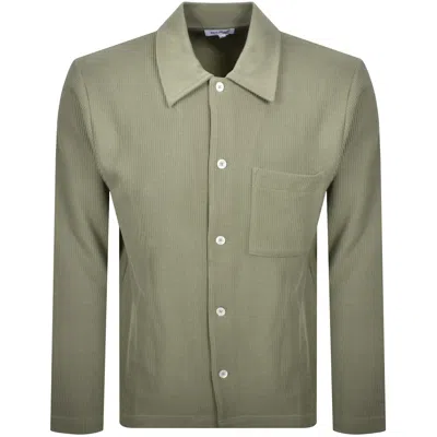 Norse Projects Jorn Double Face Overshirt Clay In Green