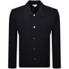 Norse Projects Jorn Double Face Overshirt Navy In Black